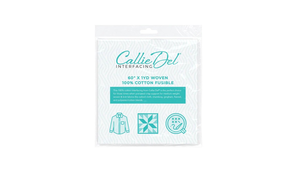 Woven 100% Cotton Fusible Packaged Interfacing 60in x 1yd