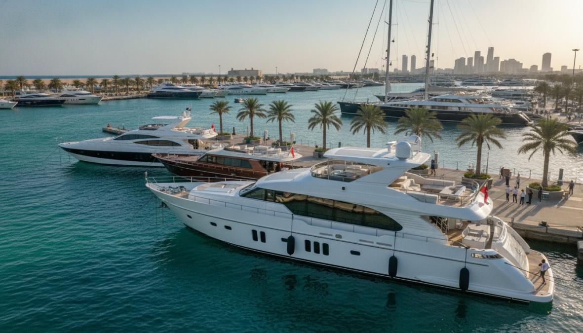 Professional illustration showing Luxury for yachts for sale in Saudi Arabia