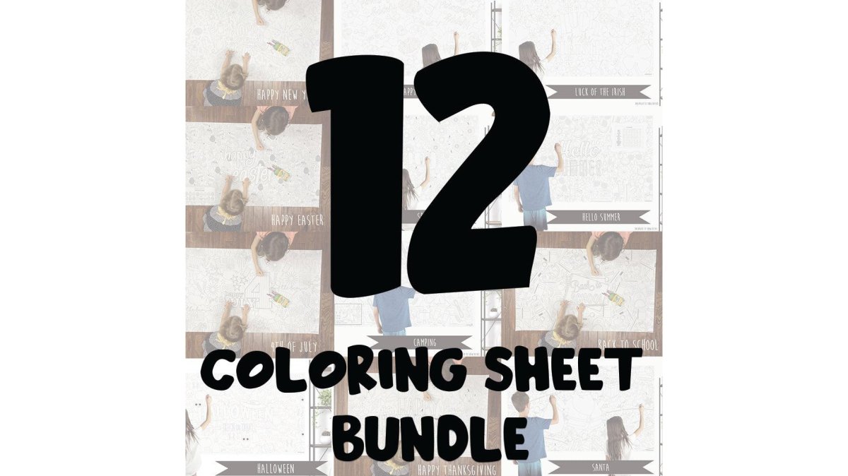 Year of Coloring Pages Bundle