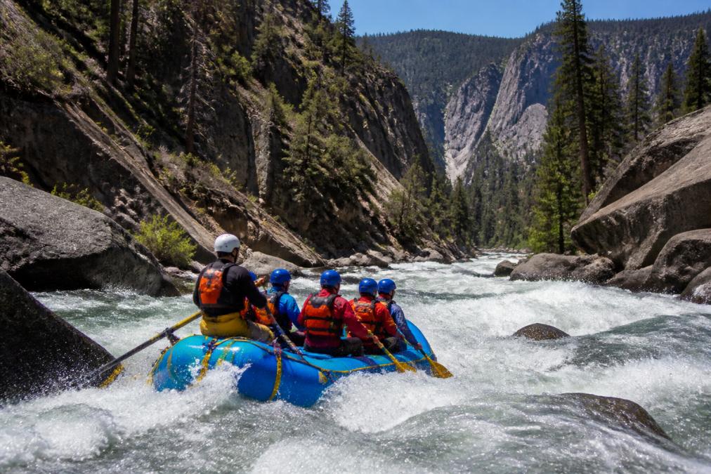 Visual roadmap for Professional river guides and adventure-seekers navigating whitewater rapids on the Tuolumne Rive...
