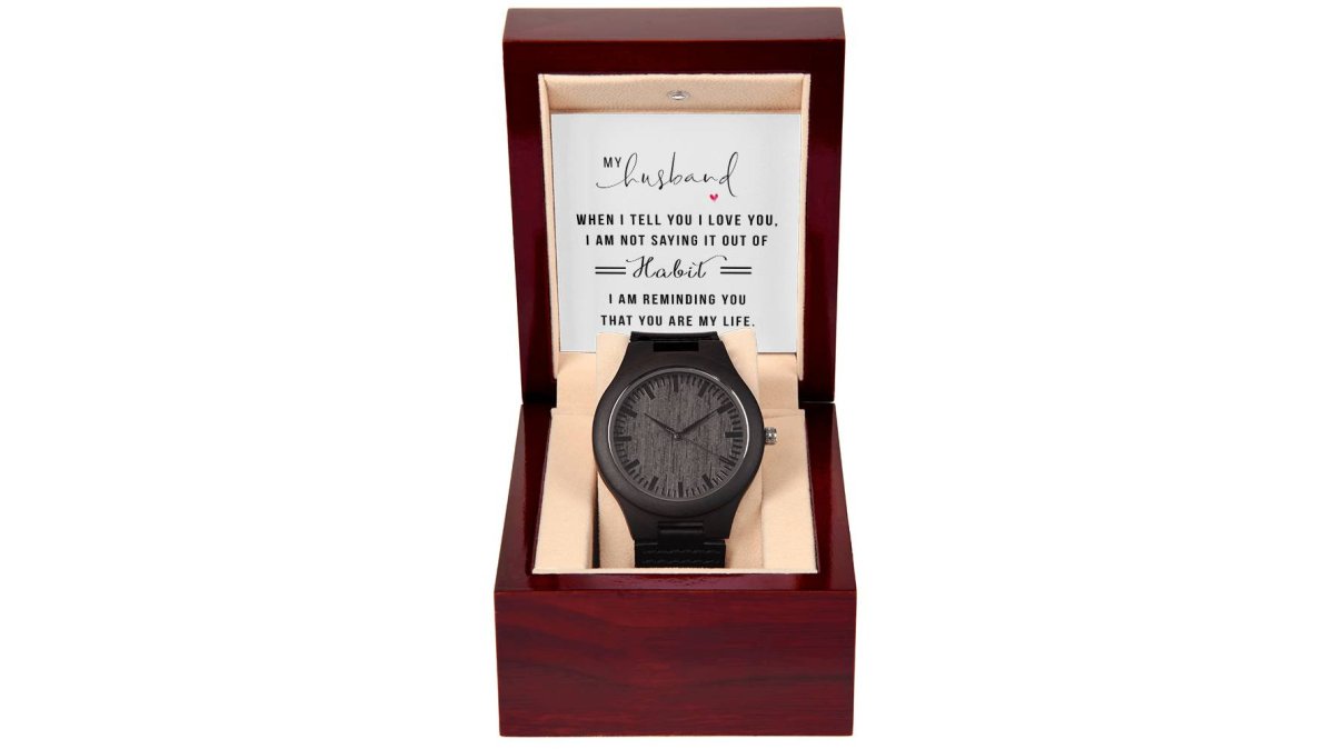 You Are My Life- Wooden Watch